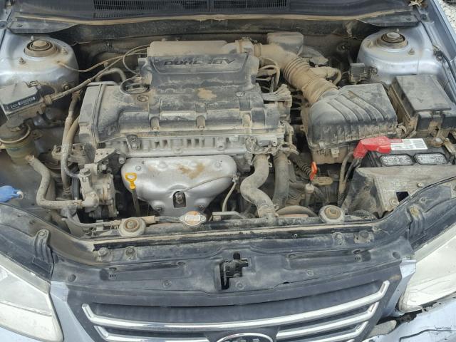 KNAFE121485563149 - 2008 KIA SPECTRA EX GRAY photo 7