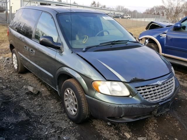 1C4GJ25352B616892 - 2002 CHRYSLER VOYAGER GREEN photo 1