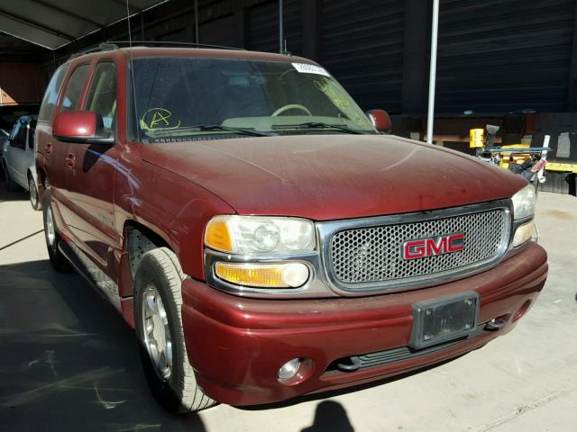 1GKEK63U02J317196 - 2002 GMC DENALI BURGUNDY photo 1