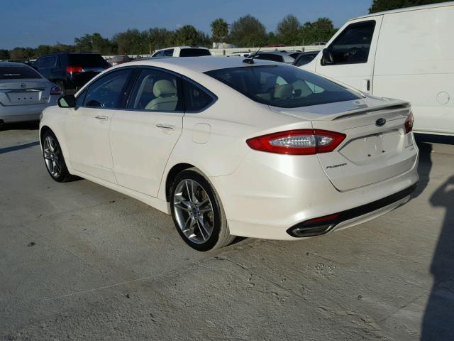 3FA6P0K93GR245845 - 2016 FORD FUSION TIT WHITE photo 3