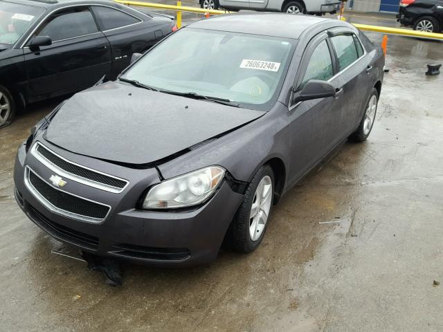 1G1ZB5EB5AF235705 - 2010 CHEVROLET MALIBU LS CHARCOAL photo 2