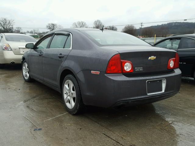 1G1ZB5EB5AF235705 - 2010 CHEVROLET MALIBU LS CHARCOAL photo 3