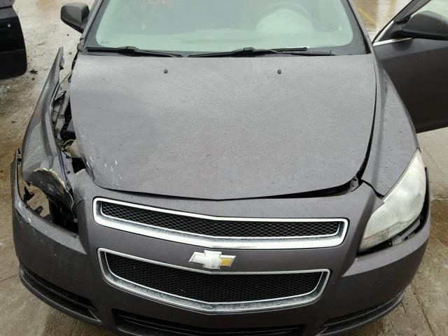 1G1ZB5EB5AF235705 - 2010 CHEVROLET MALIBU LS CHARCOAL photo 7