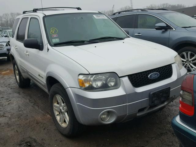 1FMCU96H55KE01005 - 2005 FORD ESCAPE HEV WHITE photo 1