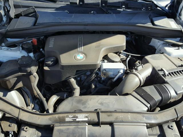 WBAVM1C57EVW51625 - 2014 BMW X1 SDRIVE2 WHITE photo 7