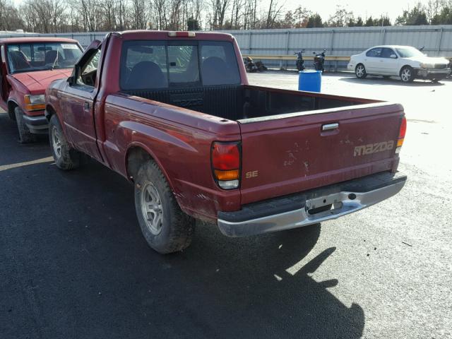 4F4YR12C1WTM23674 - 1998 MAZDA B2500 RED photo 3