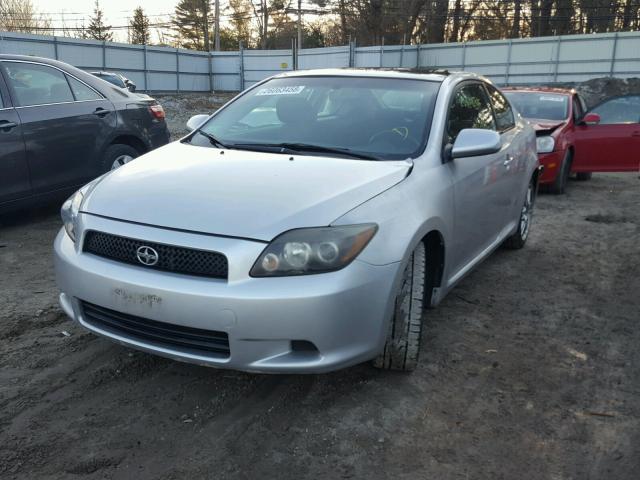 JTKDE167380225921 - 2008 TOYOTA SCION TC SILVER photo 2