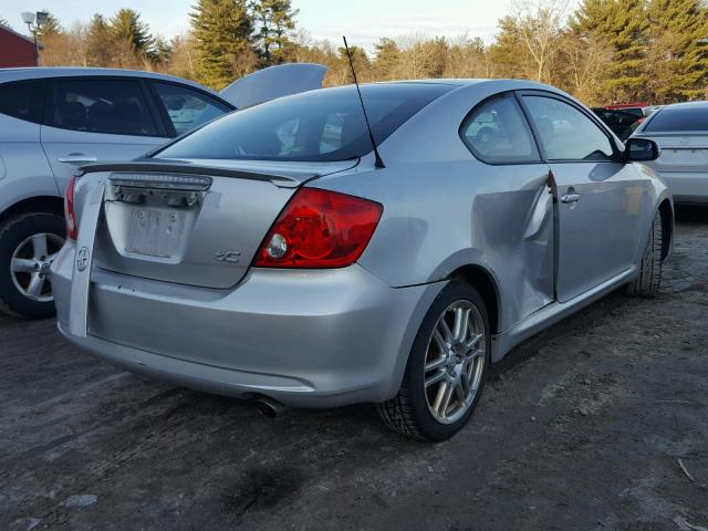 JTKDE167380225921 - 2008 TOYOTA SCION TC SILVER photo 4