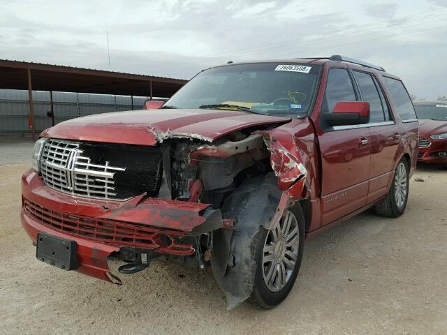 5LMFU27517LJ21844 - 2007 LINCOLN NAVIGATOR RED photo 2