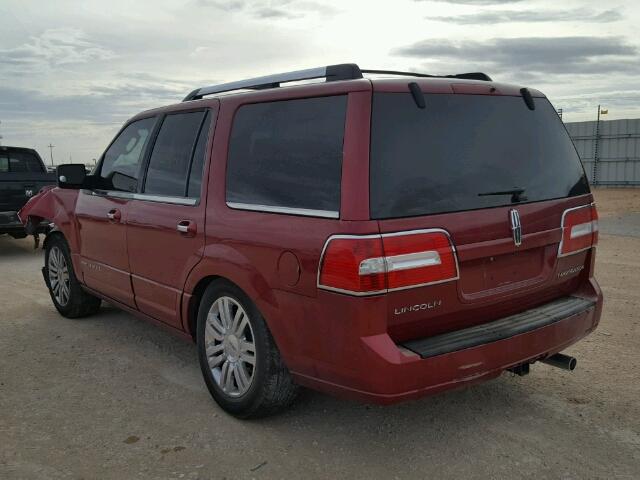 5LMFU27517LJ21844 - 2007 LINCOLN NAVIGATOR RED photo 3