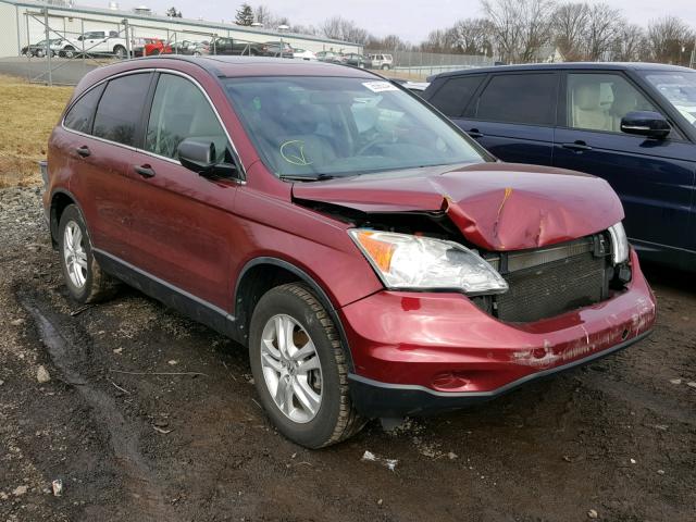 5J6RE4H59BL018153 - 2011 HONDA CR-V EX RED photo 1