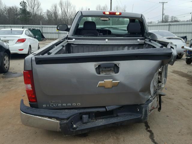 1GCEC14X38Z129707 - 2008 CHEVROLET SILVERADO GRAY photo 6