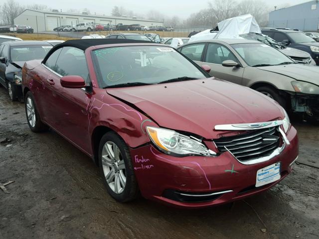 1C3BCBEGXCN233591 - 2012 CHRYSLER 200 TOURIN RED photo 1