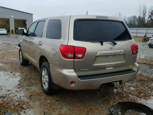 5TDZT64A39S000704 - 2009 TOYOTA SEQUOIA SR GOLD photo 3