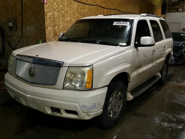 1GYEK63N13R113993 - 2003 CADILLAC ESCALADE L WHITE photo 2