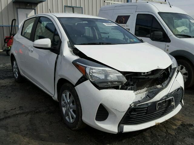 VNKKTUD32FA049707 - 2015 TOYOTA YARIS WHITE photo 1