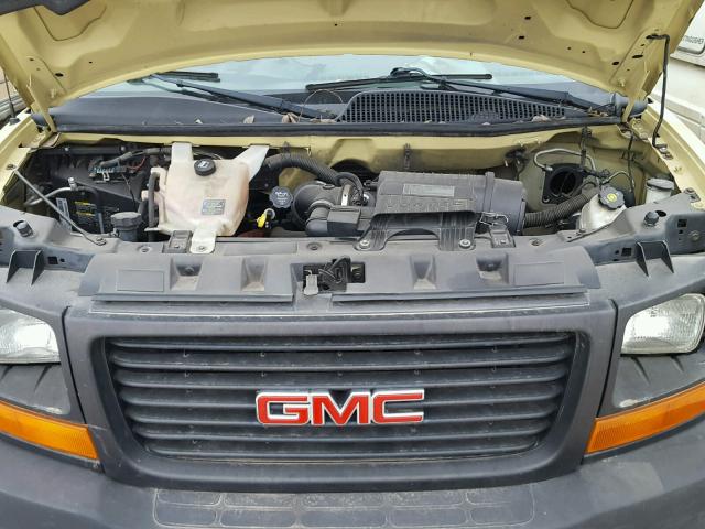 1GD9G5BG4A1121129 - 2010 GMC SAVANA CUT YELLOW photo 7