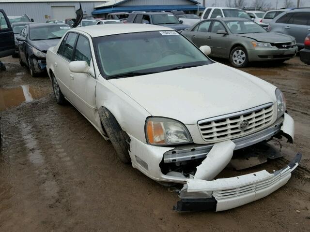 1G6KF57992U124386 - 2002 CADILLAC DEVILLE DT CREAM photo 1