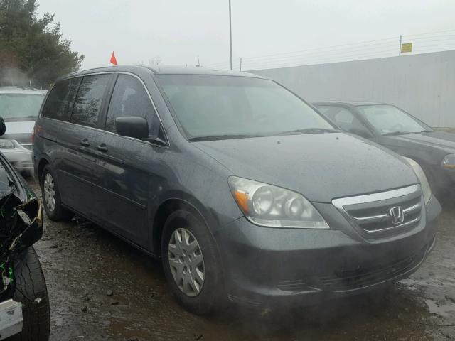 5FNRL38257B077805 - 2007 HONDA ODYSSEY LX GRAY photo 1