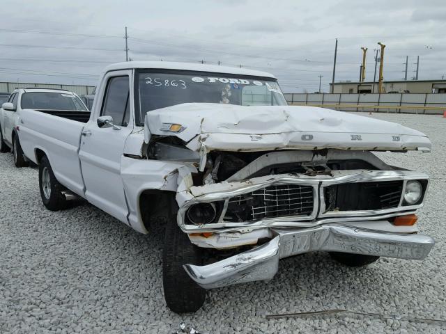 F10ADH12109 - 1970 FORD F-100 WHITE photo 1