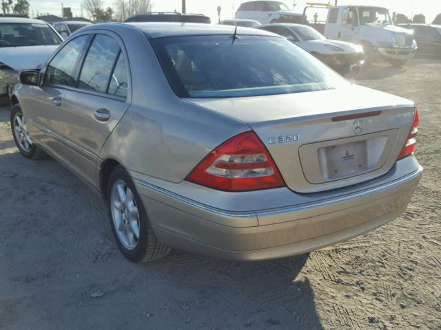 WDBRF64J03E010898 - 2003 MERCEDES-BENZ C 320 GOLD photo 3