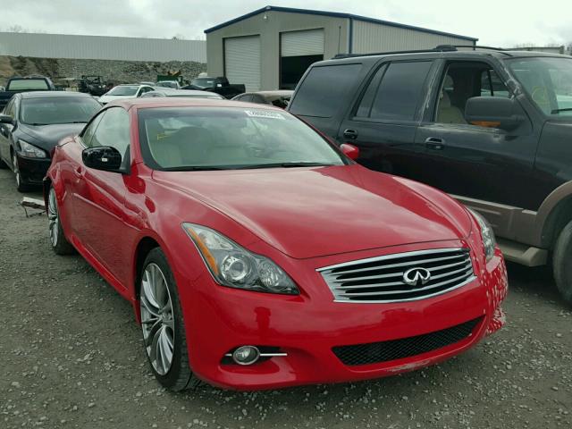 JN1CV6FE4CM201307 - 2012 INFINITI G37 BASE RED photo 1