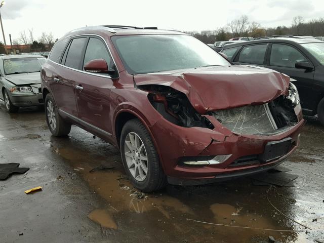 5GAKVBKDXGJ211394 - 2016 BUICK ENCLAVE MAROON photo 1