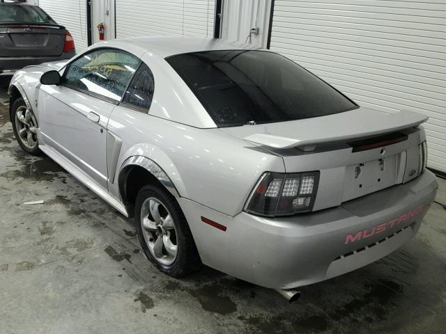 1FAFP40443F380077 - 2003 FORD MUSTANG SILVER photo 3