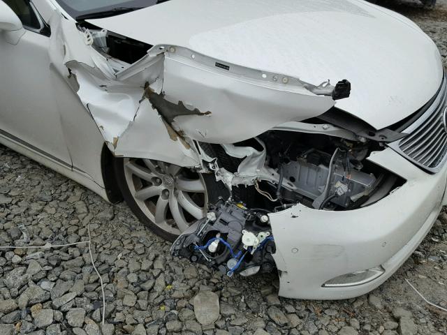 JTHBL46F685068108 - 2008 LEXUS LS 460 WHITE photo 9