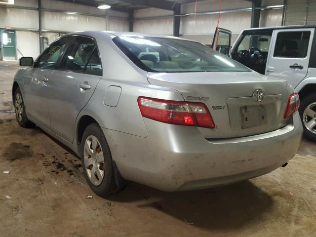 4T1BE46K77U659671 - 2007 TOYOTA CAMRY NEW SILVER photo 3