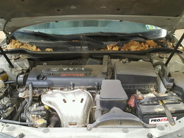 4T1BE46K77U659671 - 2007 TOYOTA CAMRY NEW SILVER photo 7