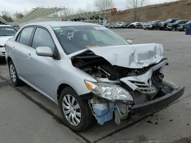 5YFBU4EE9DP168109 - 2013 TOYOTA COROLLA BA SILVER photo 1