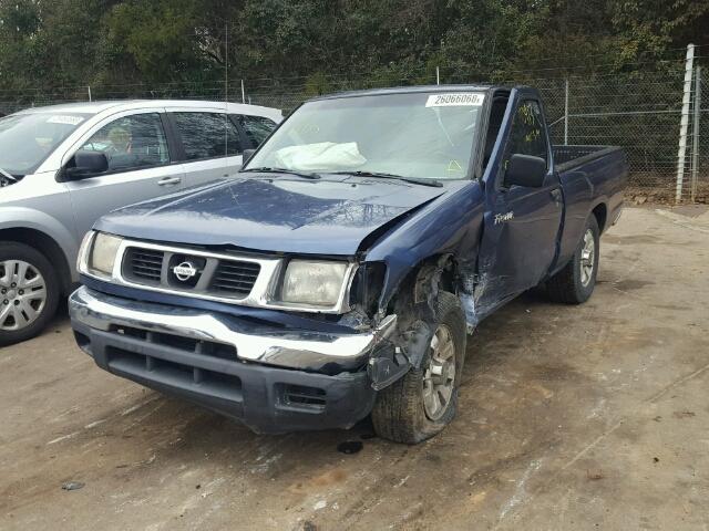 1N6DD21S5YC386133 - 2000 NISSAN FRONTIER X BLUE photo 2