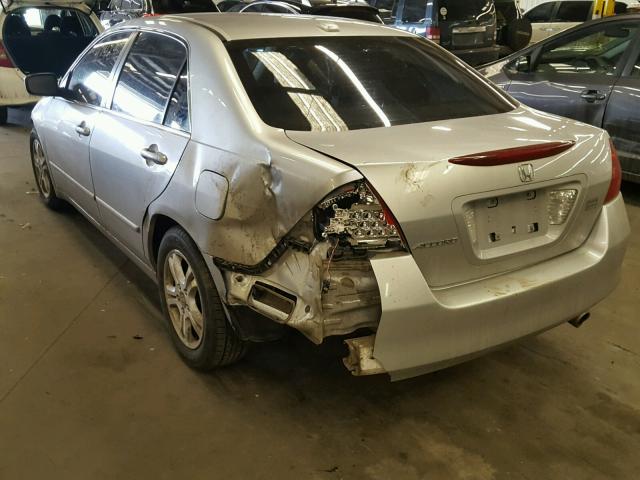 1HGCM56806A173226 - 2006 HONDA ACCORD EX SILVER photo 3