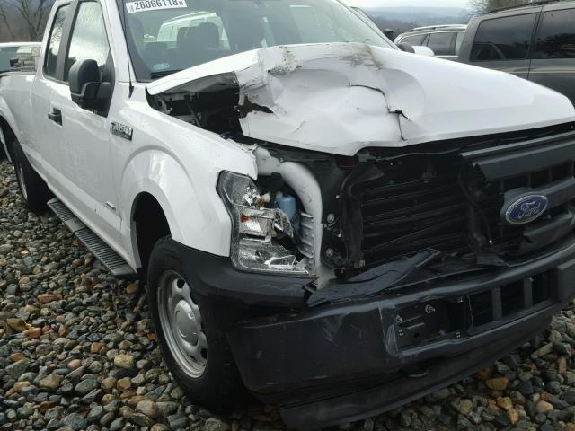 1FTFX1EGXGKF26538 - 2016 FORD F150 SUPER WHITE photo 9