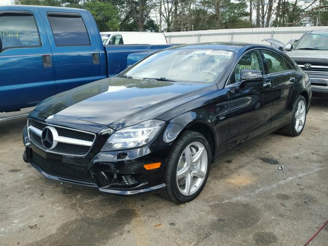 WDDLJ7DB9CA018239 - 2012 MERCEDES-BENZ CLS 550 BLACK photo 2