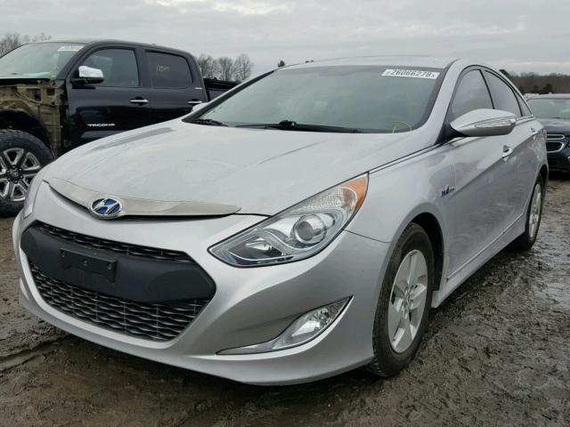 KMHEC4A44CA024799 - 2012 HYUNDAI SONATA HYB SILVER photo 2