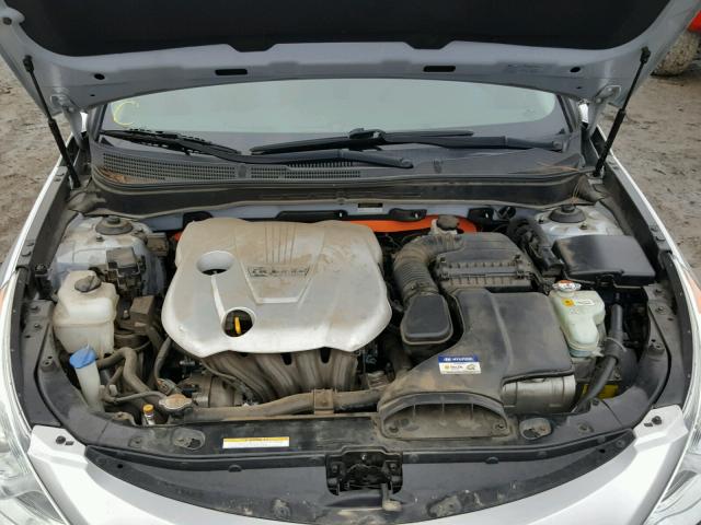 KMHEC4A44CA024799 - 2012 HYUNDAI SONATA HYB SILVER photo 7