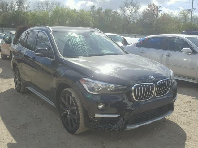 WBXHU7C37H5H36718 - 2017 BMW X1 SDRIVE2 BLACK photo 1