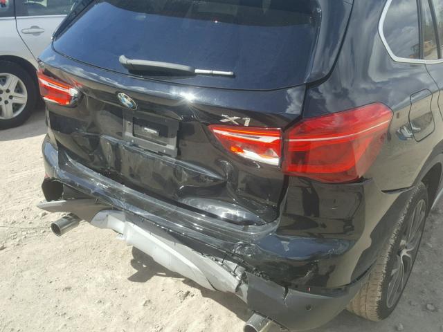 WBXHU7C37H5H36718 - 2017 BMW X1 SDRIVE2 BLACK photo 9