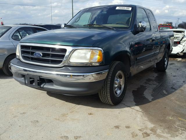 1FTZX1726YNB78414 - 2000 FORD F150 GREEN photo 2