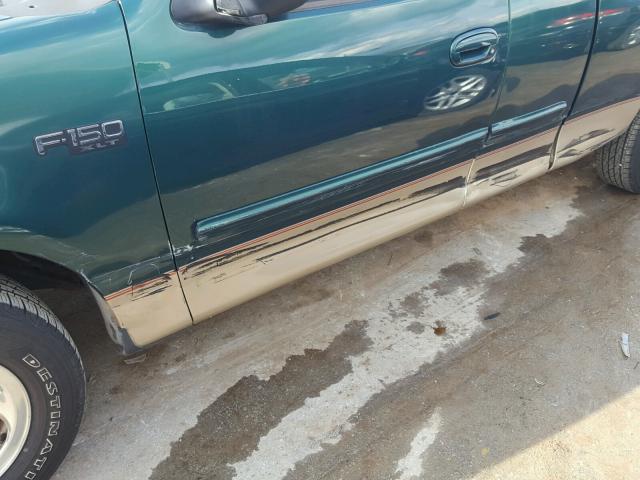 1FTZX1726YNB78414 - 2000 FORD F150 GREEN photo 9