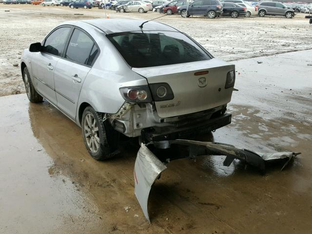 JM1BK12F471706595 - 2007 MAZDA 3 I SILVER photo 3