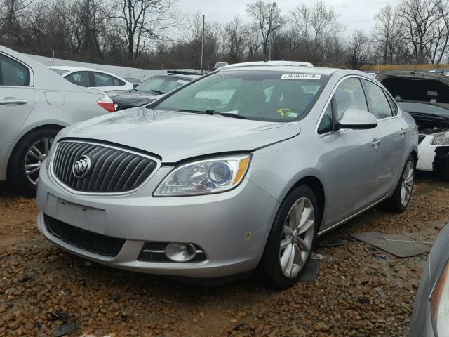 1G4PS5SK2C4209771 - 2012 BUICK VERANO SILVER photo 2