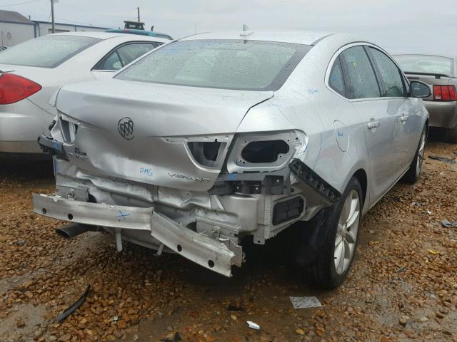 1G4PS5SK2C4209771 - 2012 BUICK VERANO SILVER photo 4