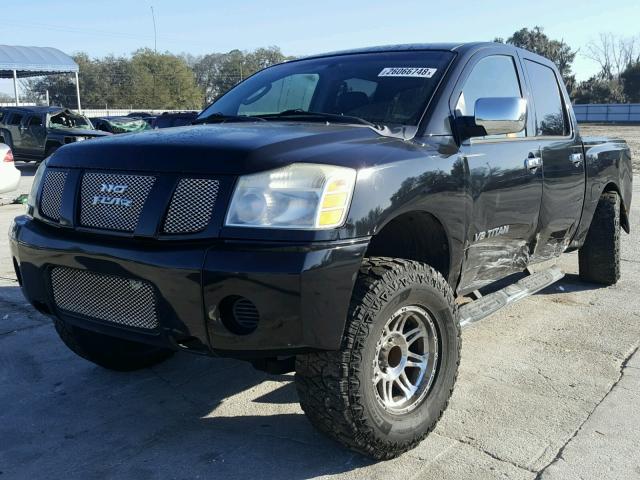 1N6BA07AX6N551615 - 2006 NISSAN TITAN XE BLACK photo 2