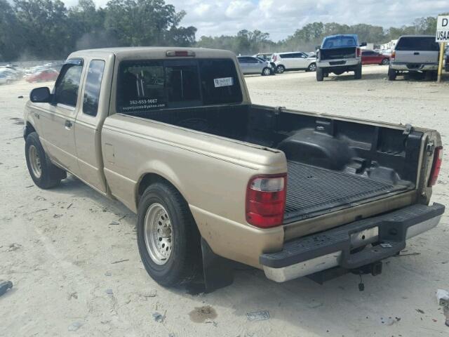 1FTYR14E01PA46974 - 2001 FORD RANGER SUP BEIGE photo 3