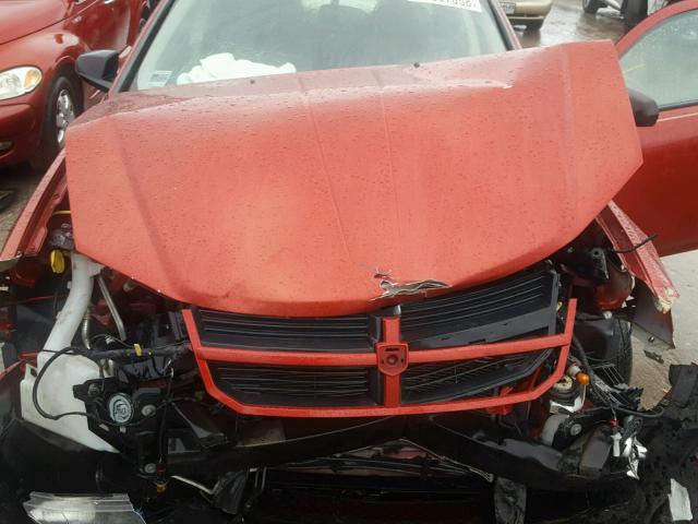 1B3LC46K88N684770 - 2008 DODGE AVENGER SE RED photo 7