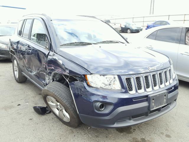 1C4NJCEBXDD102418 - 2013 JEEP COMPASS LA BLUE photo 1