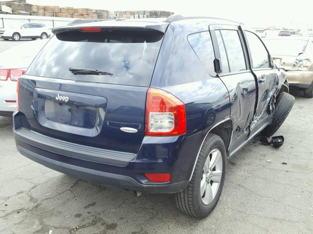 1C4NJCEBXDD102418 - 2013 JEEP COMPASS LA BLUE photo 4